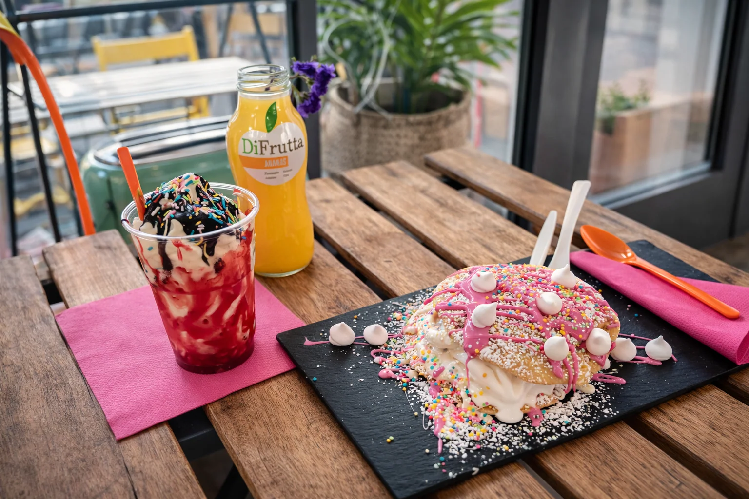 Milkshake e pancake di Iaia