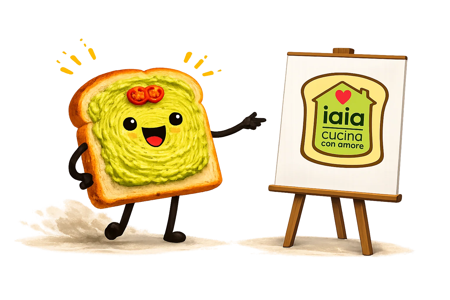 Toast gourmet farcito di Iaia