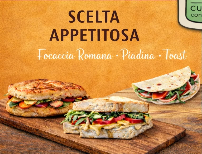 Restaurant menu with sandwich options